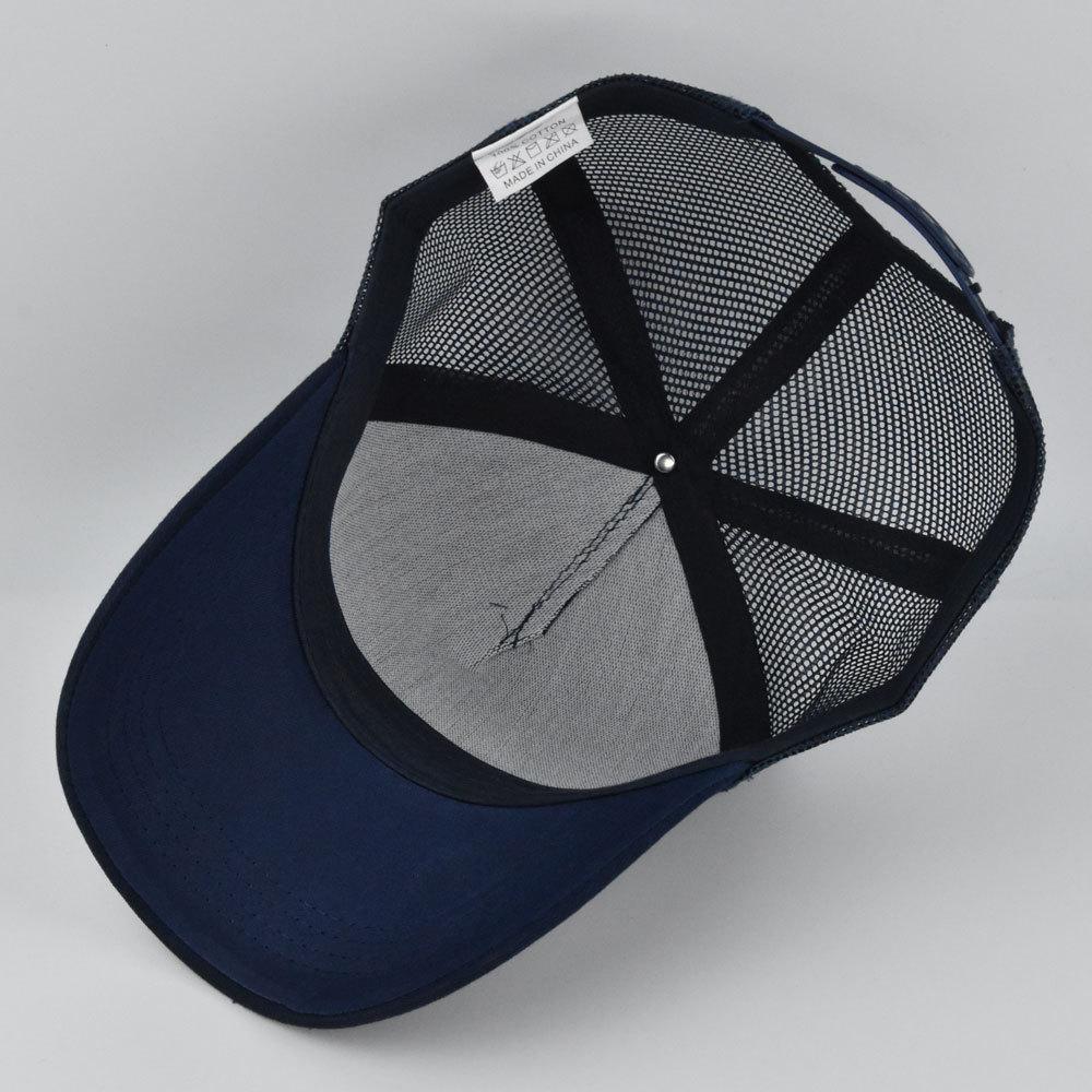 Cartoon embroidered baseball cap, patch embroidered duckbill cap, mesh cap, personalized embroidered curved brim sun hat