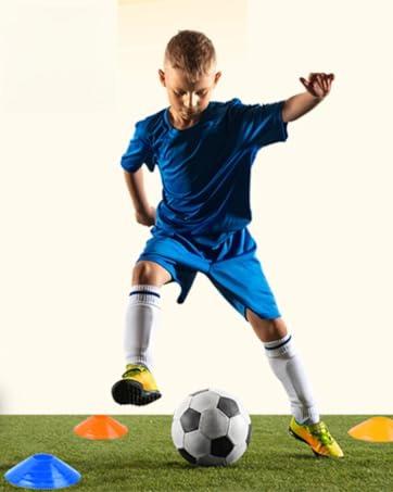 75/50/25 Pack, Pro-Grade Soccer Training Cones Set, Durable Agility Soccer Cones with Carry Bag & Strap Holder Ideal for Sports Training, Football, Soccer, Basketball- Trusted by Coaches & Athletes