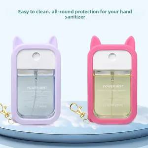 Suitable for Touchland Hand Sanitizer Spray Silicone Cover Portable Spray Bottle Silicone Cover Hand Sanitizer