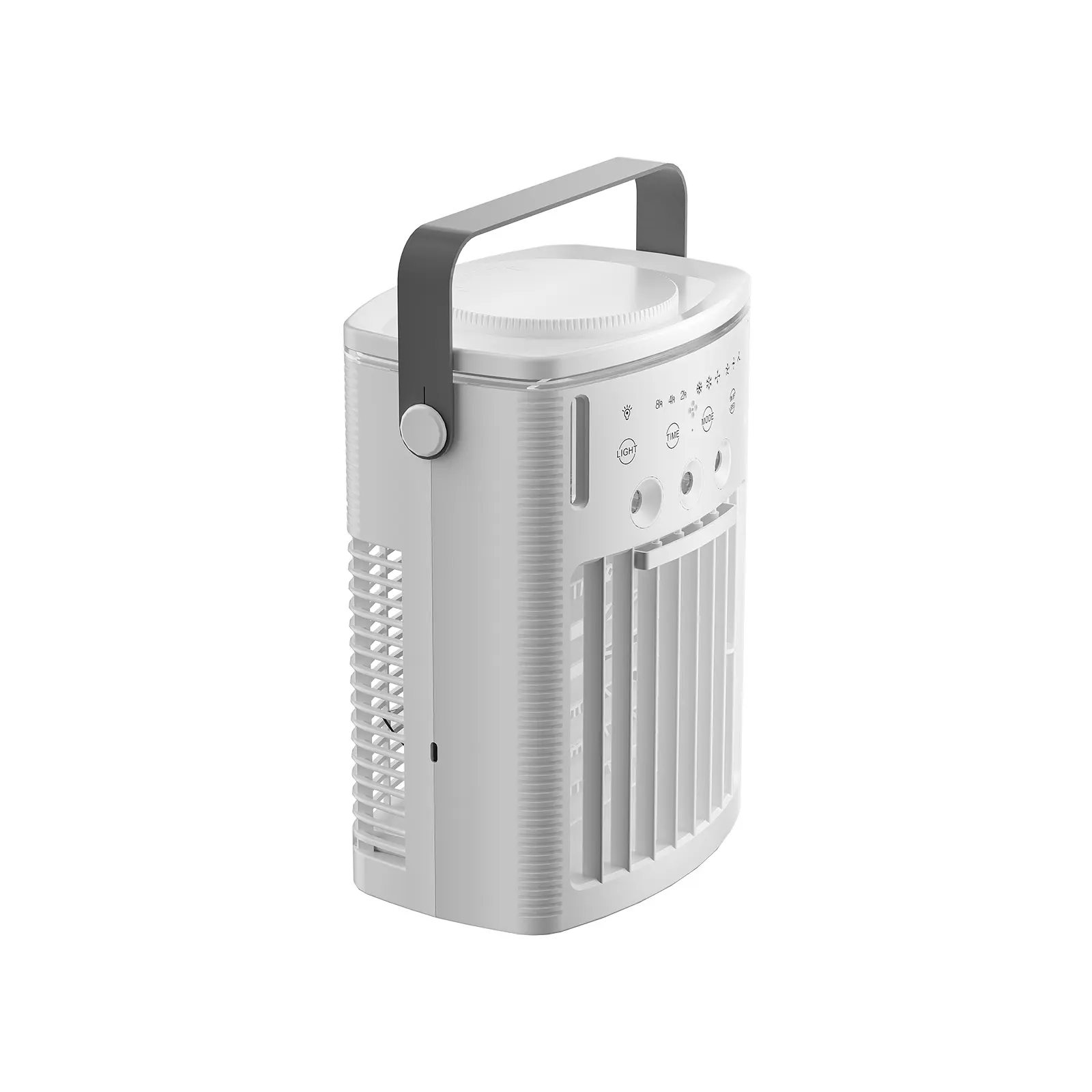 Compact Portable Air Conditioner - Aircon Cooler with Remote Control, 1000ml Capacity, 9W Rated Power, Energy-Saving Timer, for Desktop Home Use