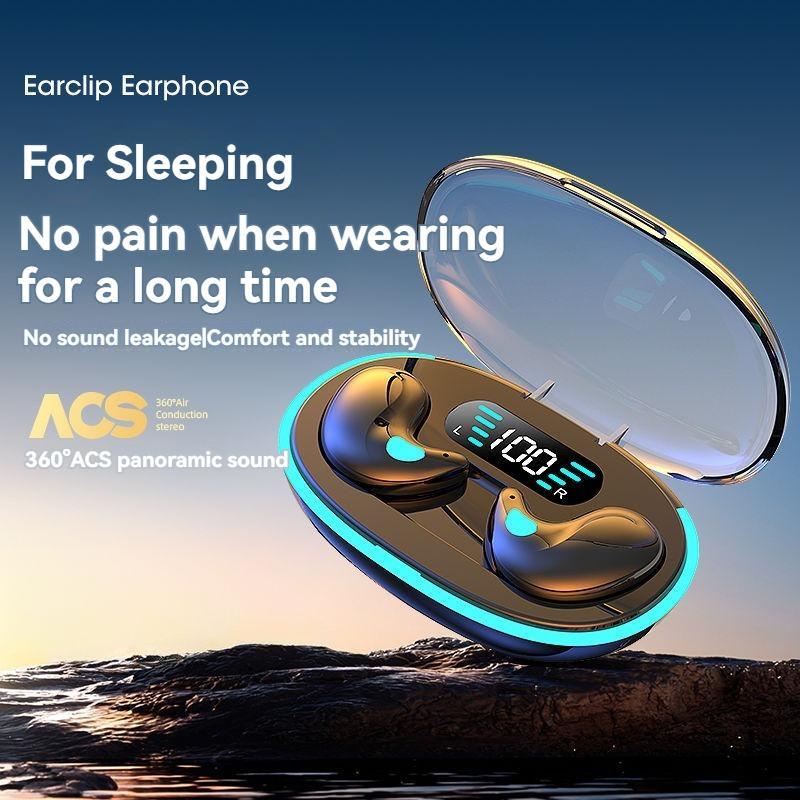 Wireless Earphone (1 Box), TWS Wireless Headphones, True Wireless Earbuds with Digital Display Charging Case, Bluetooth-compatible Sleeping Earbuds for Sports, Gaming, Running, Swimming