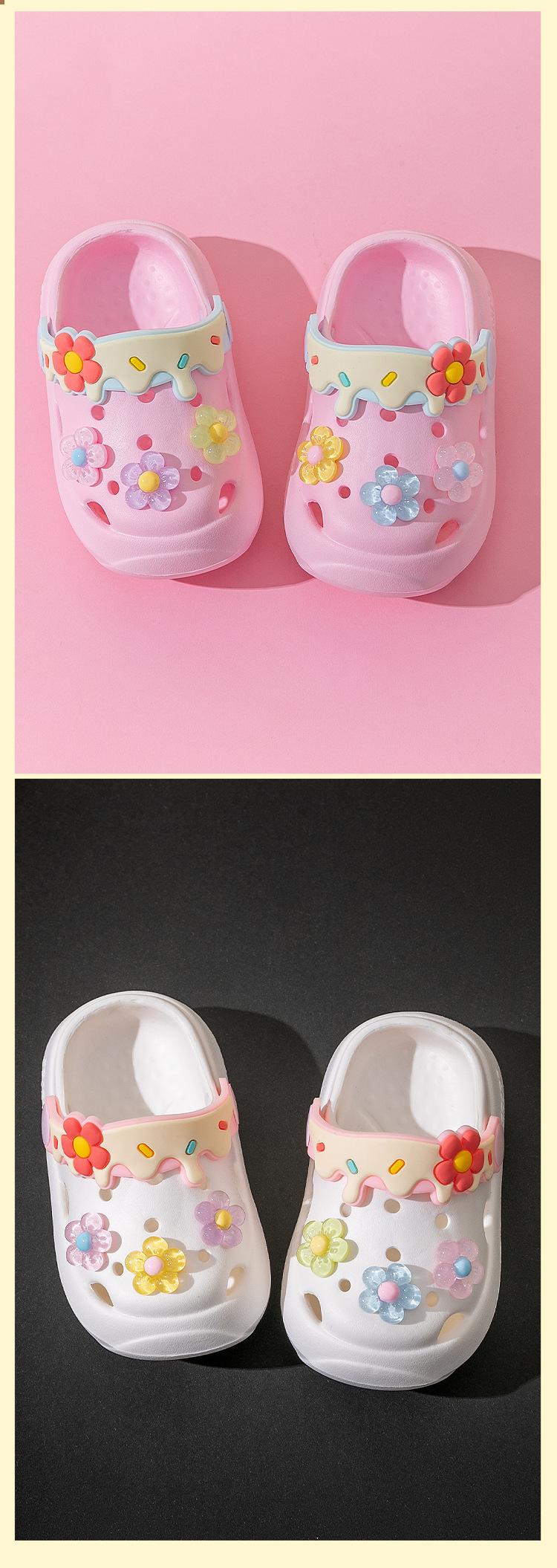 New(New)Adorable New Indoor Sandals for Toddlers, Featuring a Soft Non-Slip Bottom And Holes for Breathability