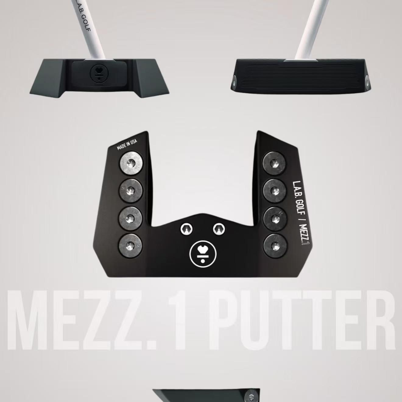20262026 L.A.B..Golf MEZZ.1 Putter RH uses Auto-Balance Tech for a square impact and tour consistency, and includes a black head cover.