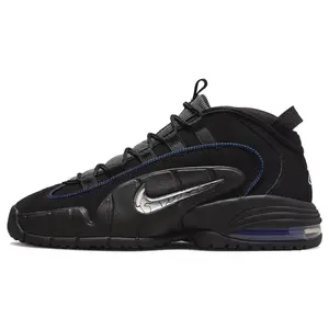 Nike Air Max Penny 1 All-Star Mid-Top Retro Basketball Shoes for Men in Black Verifiable, with credentials and supporting global authentication