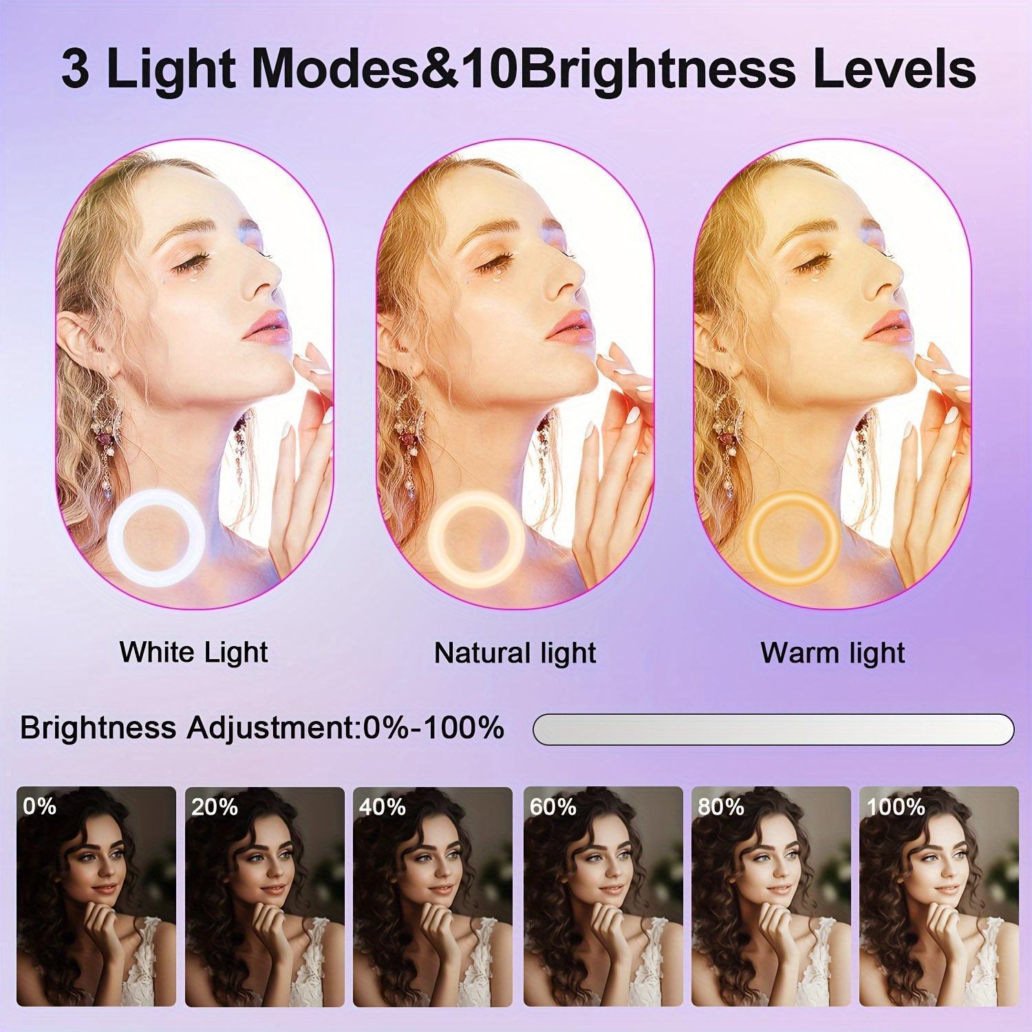 12" Selfie Ring Light With 43" Extendable Tripod Stand – Desk Selfie Light With 25 Color Modes – Upgraded 3-In-1 Dimmable Adjustable Speed Ring Light For Makeup, YouTube – Perfect For Spring, Memorial Day & Easter #TikTokShopStockUp #TikTokShopMothersDay