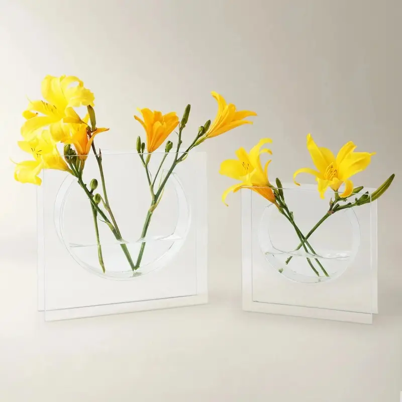 Z Gallerie Solaris Glass (Small: 8"W x 2"D x 8"H ; Large: 10"W x 2"D x 10"H) Decorative Vase Decoration Holder Bowl Ornaments Dining Table Centerpiece Vase Kit,summerwins,dorm essentials
