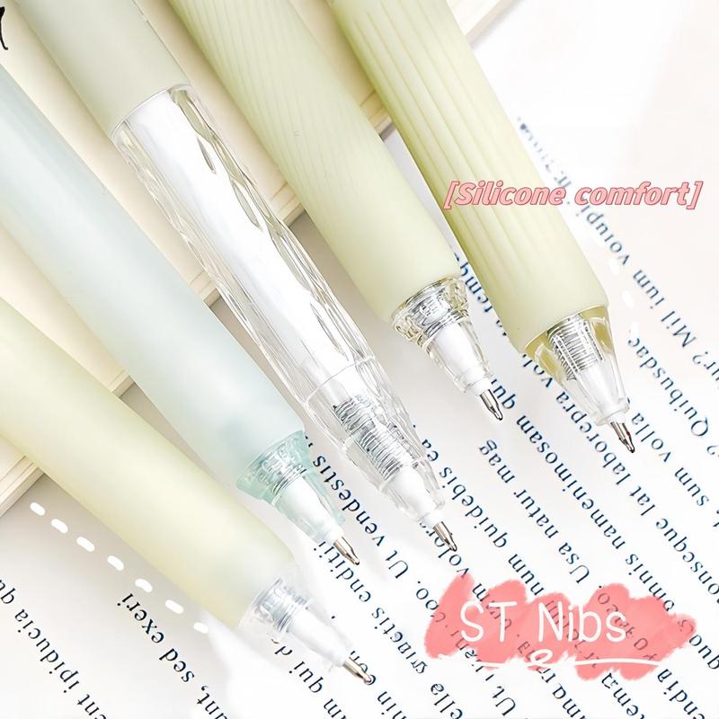 Gel Pen Set,  1 Set  Quick Dry Ink Pen, Aesthetic Retractable Pen, Smooth Writing Pen, Retractable Gel Pens for Writing, Journaling, School, Office