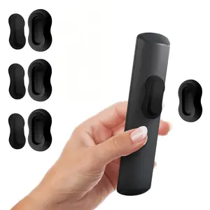Upgraded Magnetic Remote Control Holder, Self-Adhesive Silicone Organizer, No Drill Wall Mount for TV, Fan, Air Conditioner Remotes