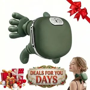 2026 Upgraded Electric Bionic Hand Heating Shoulder Massager, Wireless Portable 3D Kneading Device with Adjustable Speed, Lightweight Unisex Neck/Hand Massager, Father's Day Gift-001