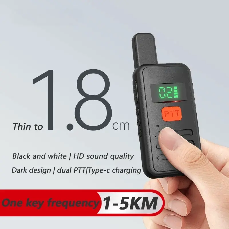 Mini Walkie Talkie pmr 446 Profesional Walkie Talkies Largo Alcance mini Radio Wolkie Tokie Walkies de Largo Alcance