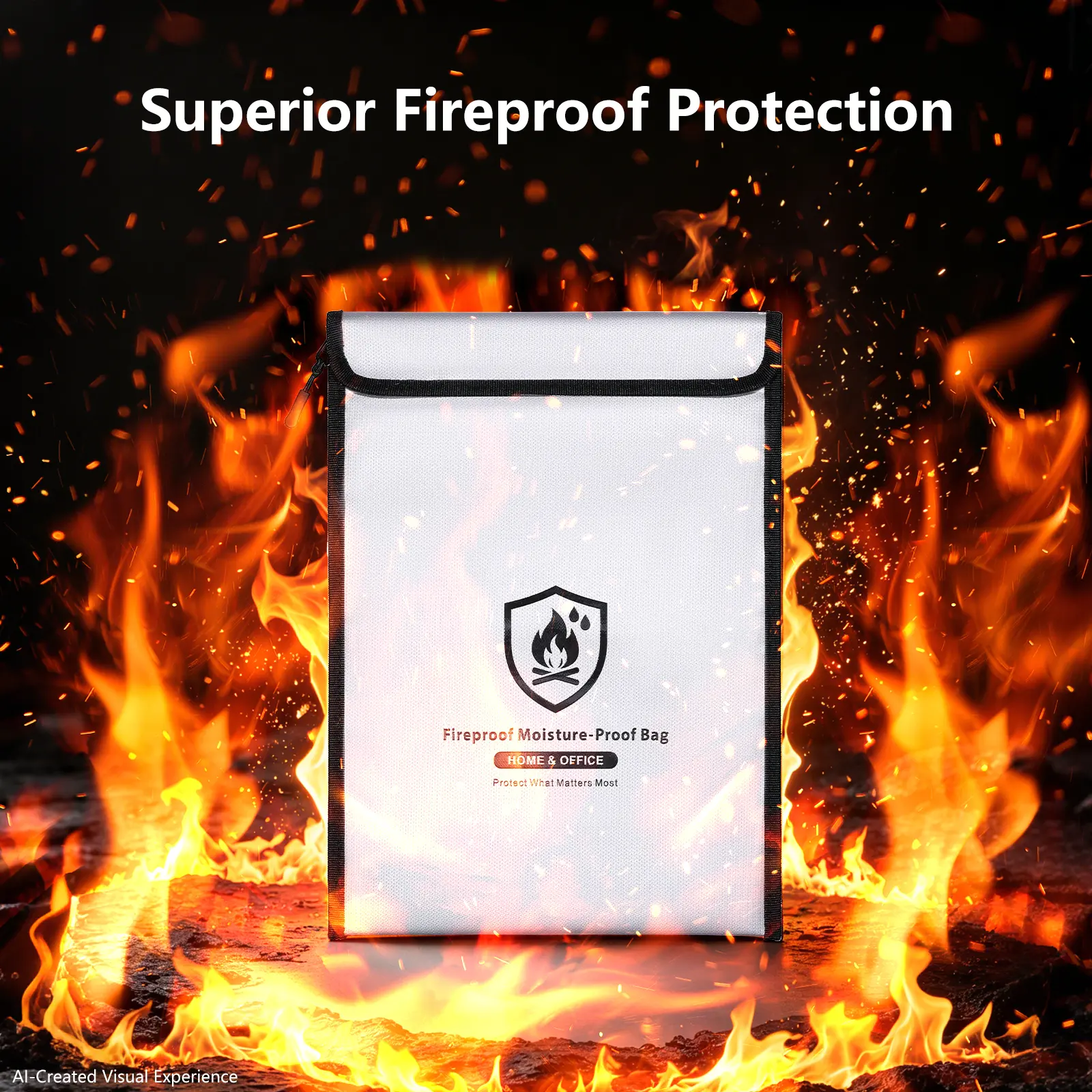 Superior Fireproof Protection Moisture-Proof Bag for Home & Office Superior Fireproof Protection Moisture-Proof Bag for Home & Office
