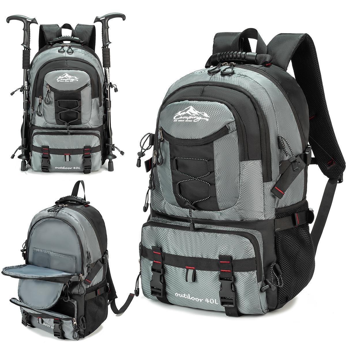 Maximum Storage Casual Backpack - Versatile High Capacity Men's Backpack for Daily Adventures, School, and Business Trips, Includes Hydration Bladder Sleeve and Quick-Access Top Pocket