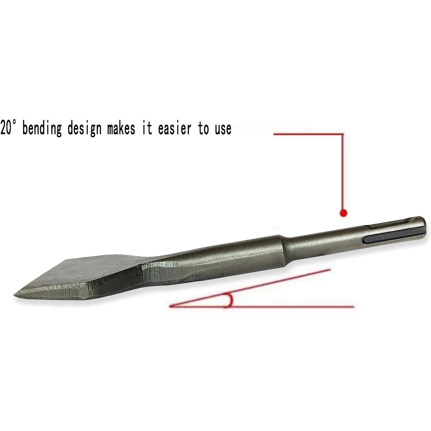 3" Wide SDS Plus Chisel, Tile , SDS Chisel Drill Bit, Wall and Floor Thin Layer Removal Slotting Chisel, SDS Plus Drill Bit, Renovation Spatula Tool, (3" X 6.5")