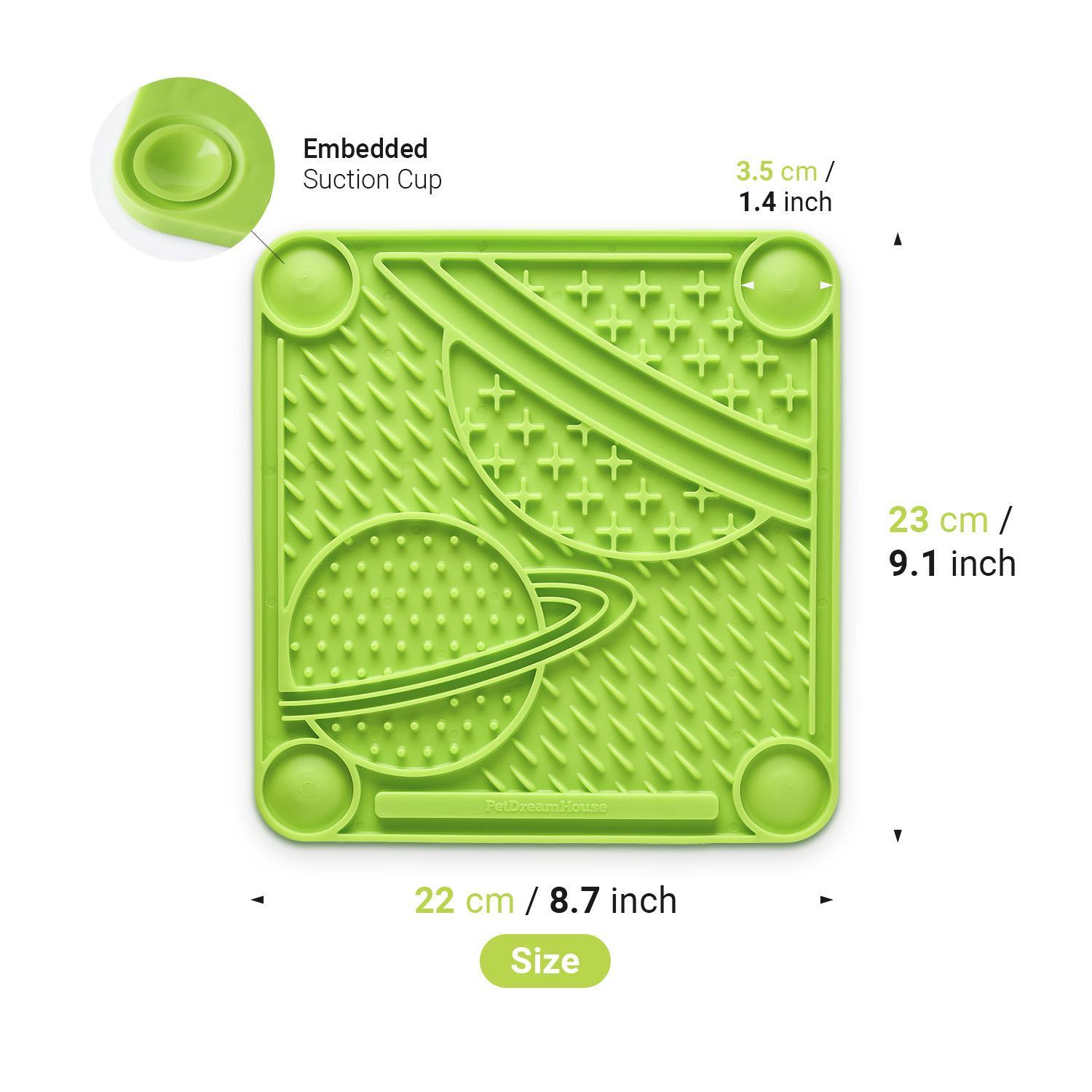 PetDreamHouse Food Enrichment Lick Pad for Dogs - Large, Silicone Calming Toy for Anxiety Relief & Interactive Play