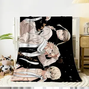 This high-definition printed flannel blanket is soft and warm, suitable for use as a nap blanket, air conditioning blanket, or home decor blanket. Ideal for beds, sofas, offices, and car camping/travel.