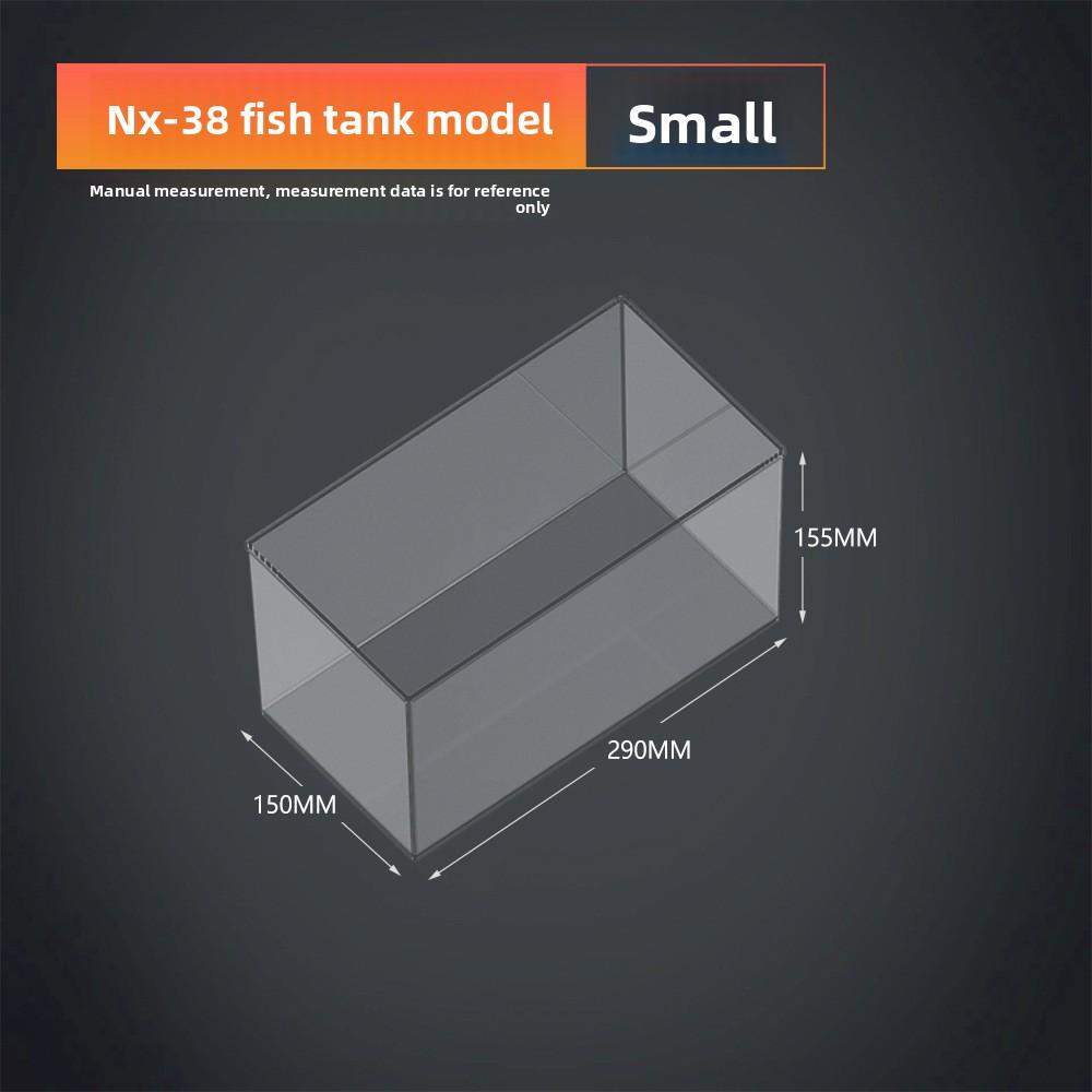 Nomo Fish Tank Ecological Desktop PET Plastic High Transparency Plastic Aquarium Household Small Fish Tank