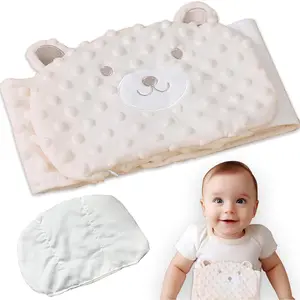 Baby Colic Relief Gripe Belt Seed Heating Pad with Gentle Warmth Tummy Wrap  Soothing Gas and Upset Stomach (Beige, 0m+)