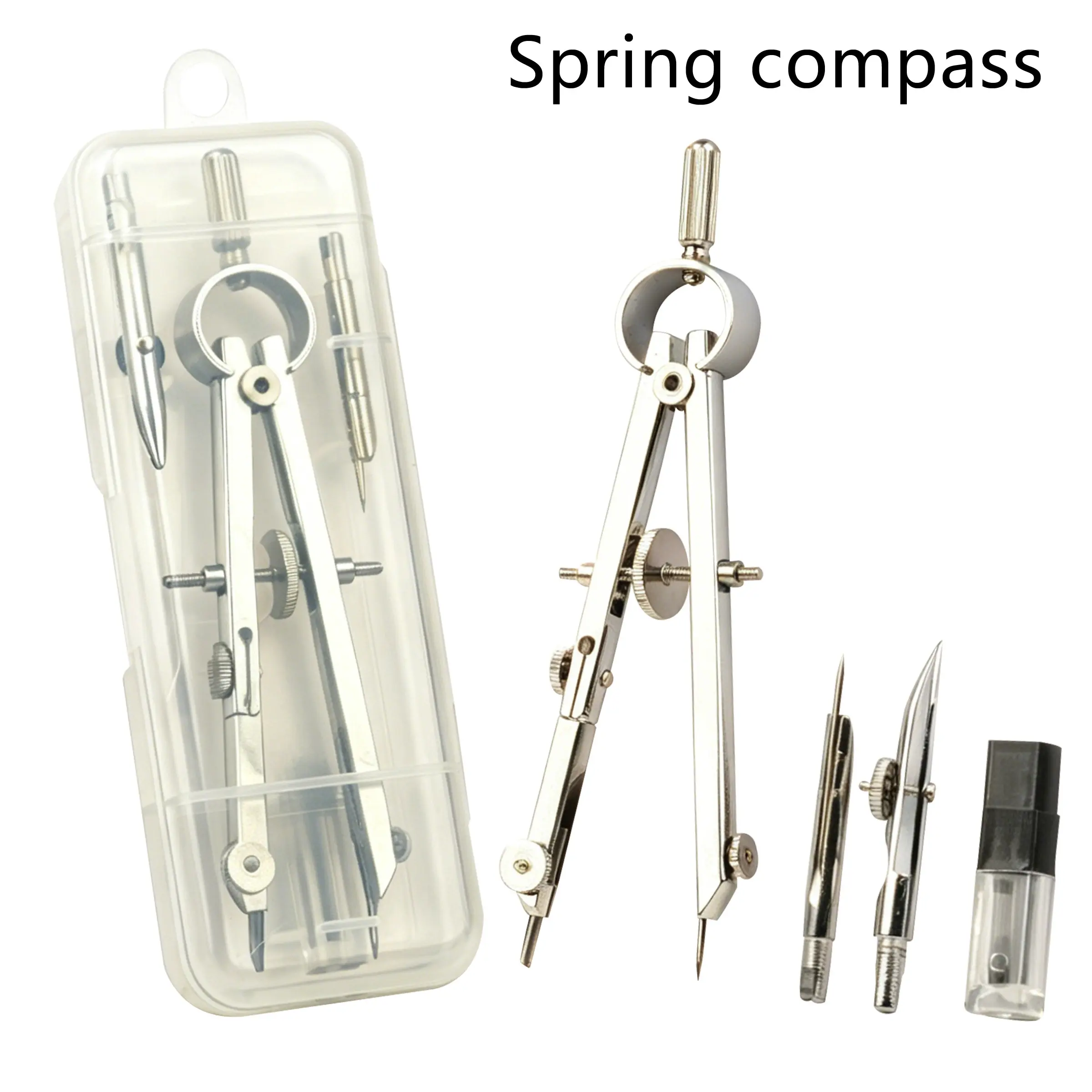 Spring Divider Calipers, Medical Ecg Measurement Tool, Mechanical Engineering Drafting Instrument, Metal Circle Drawing Geometric Tools