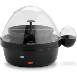 Rapid Electric Egg Cooker with Auto-Off - 7-Egg Capacity - For Soft, Medium & Hard Boiled Eggs - Egg Boiling Gadget with Poaching Tray