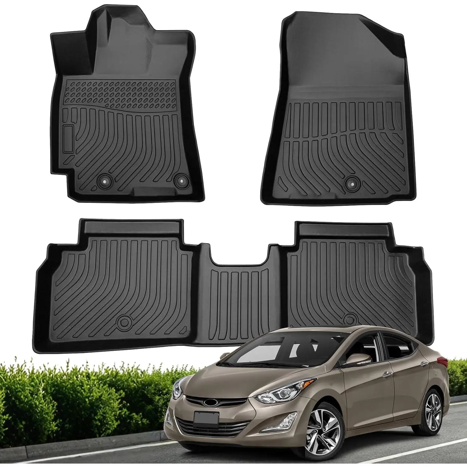 4) For Hyundai Elantra | 2011-2016 | 1st & 2nd Row