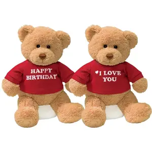 Teddy Bear DIY bear with white Blank Tshirt, 11"