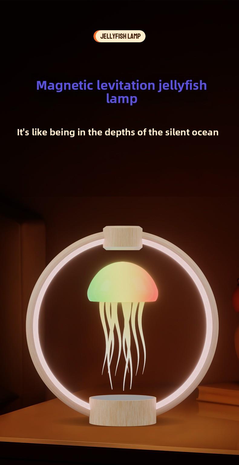 Magnetic Levitation Ornament Latest Edition Desktop Jellyfish Lamp with Touch Switch Stepless Dimming for Weddings and Client Gifts