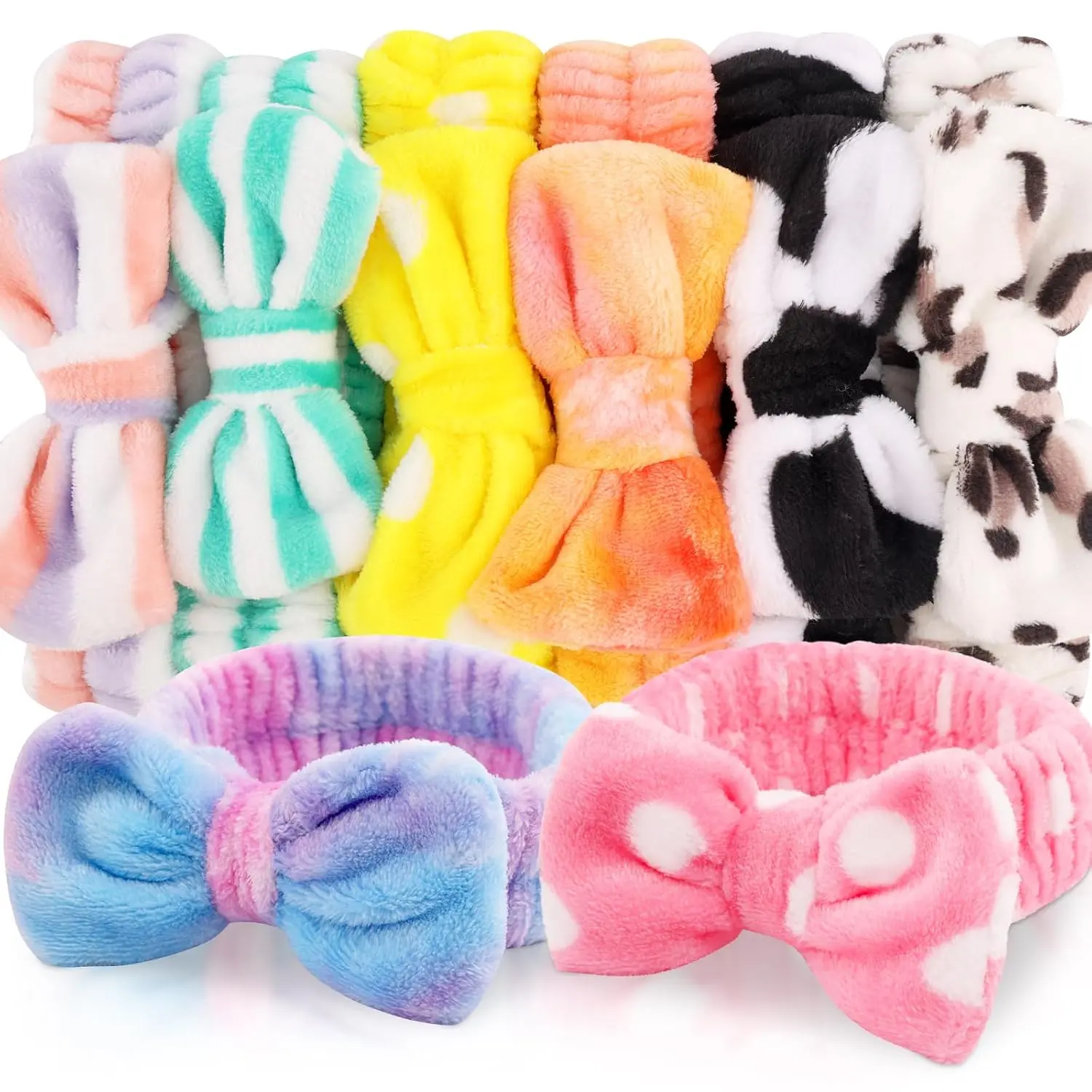 8 count  Headband, Christmas Stocking Stuffers for Teen Girls Women | Bulk Cute Small Trendy Stuff Gifts, Skincare Makeup  Wash Headband, Hair Accessories, Party Favors Easter Basket Stuffers