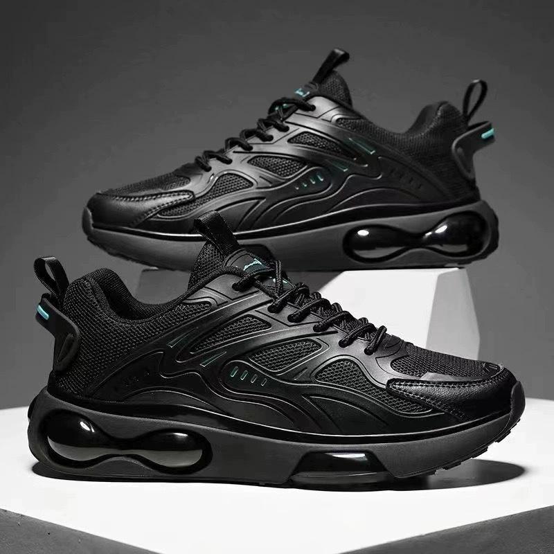 Men's Shoes 2026 Spring and Autumn New Breathable Shoes Men's Trendy Versatile Thick-Soled Casual Sports Shoes Mesh Dad Shoes