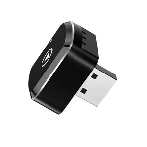 2-In-1 Wireless Adapter for Carplay and Android Auto, 5 Ghz Wi-Fi, Type-C/USB-A, Plug and Play, Compatible with 99.9% Cars, Car Wifi Adapter