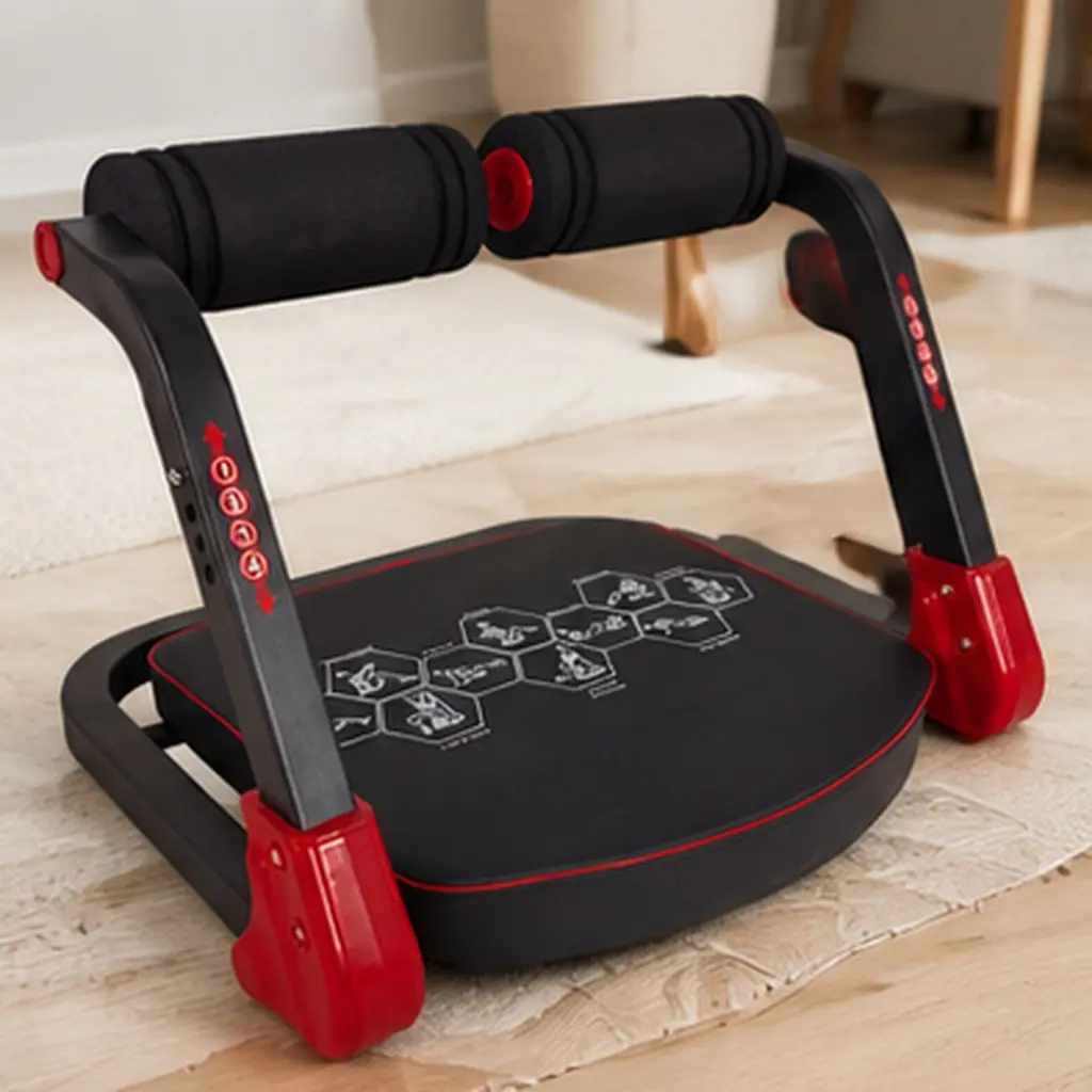 Abdominal Workout Equipment, Portable Arch Core Trainer for Full Body Toning, Tummy Exercise Machine with Resistance Bands for Home Gym, Tummy Exercise Equipment, Core Workout