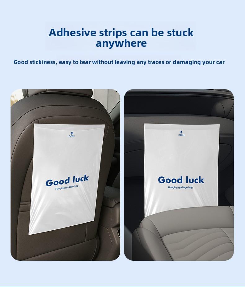 Hanging Car Trash Bags - Leak-proof, Recyclable, 50 pieces per pack