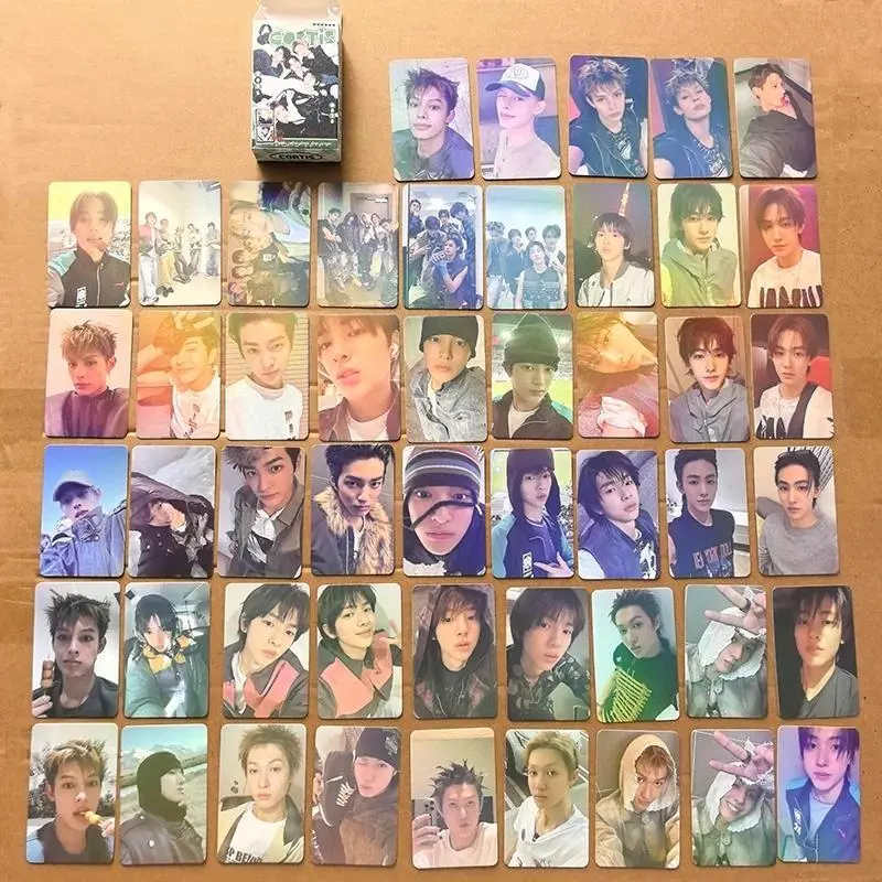 55pcs GREENGREEN Album Theme Photocards Set, Photo Printed Lomo Cards Collection, Ideal Collectible Gift for Fans