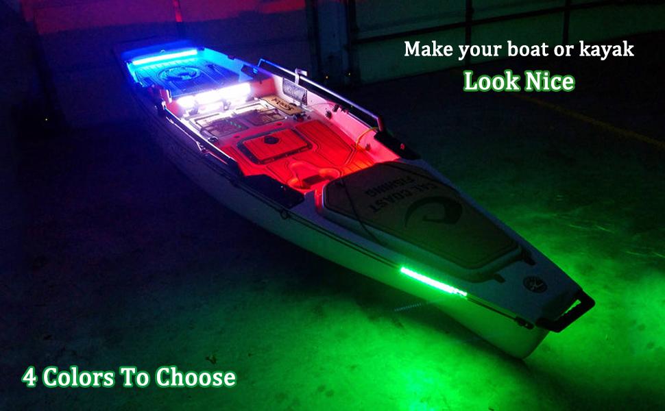 Marine Led Boat Lights, Night Fishing Lights, Boat Interior Lights, No Drilling Install Boat Deck Lights Courtesy Lights