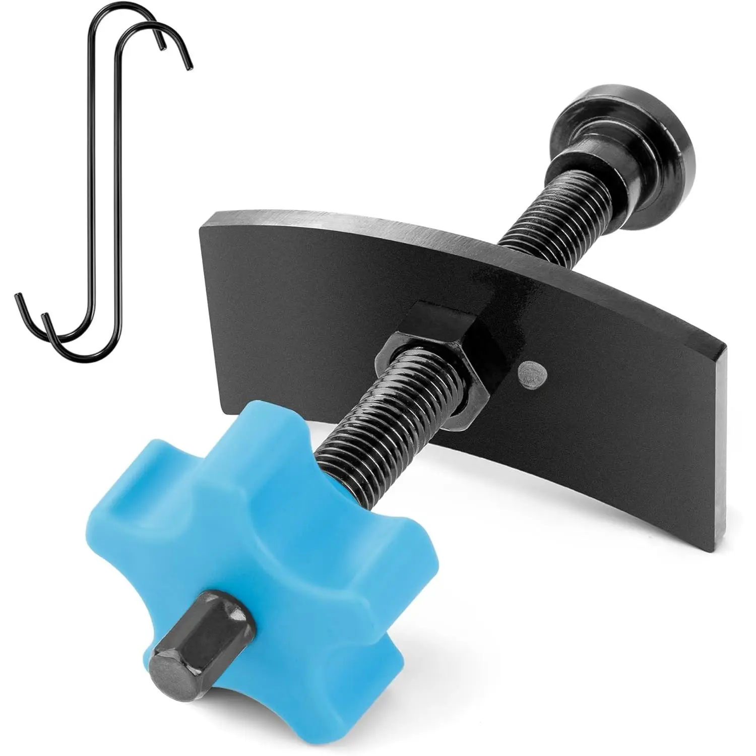 Heavy Duty Caliper Piston Compressor Tool, Brake Pad Spreader with 2PCS Brake Caliper Hangers,Brake Piston Compressor Tool for Most Cars and Light Trucks