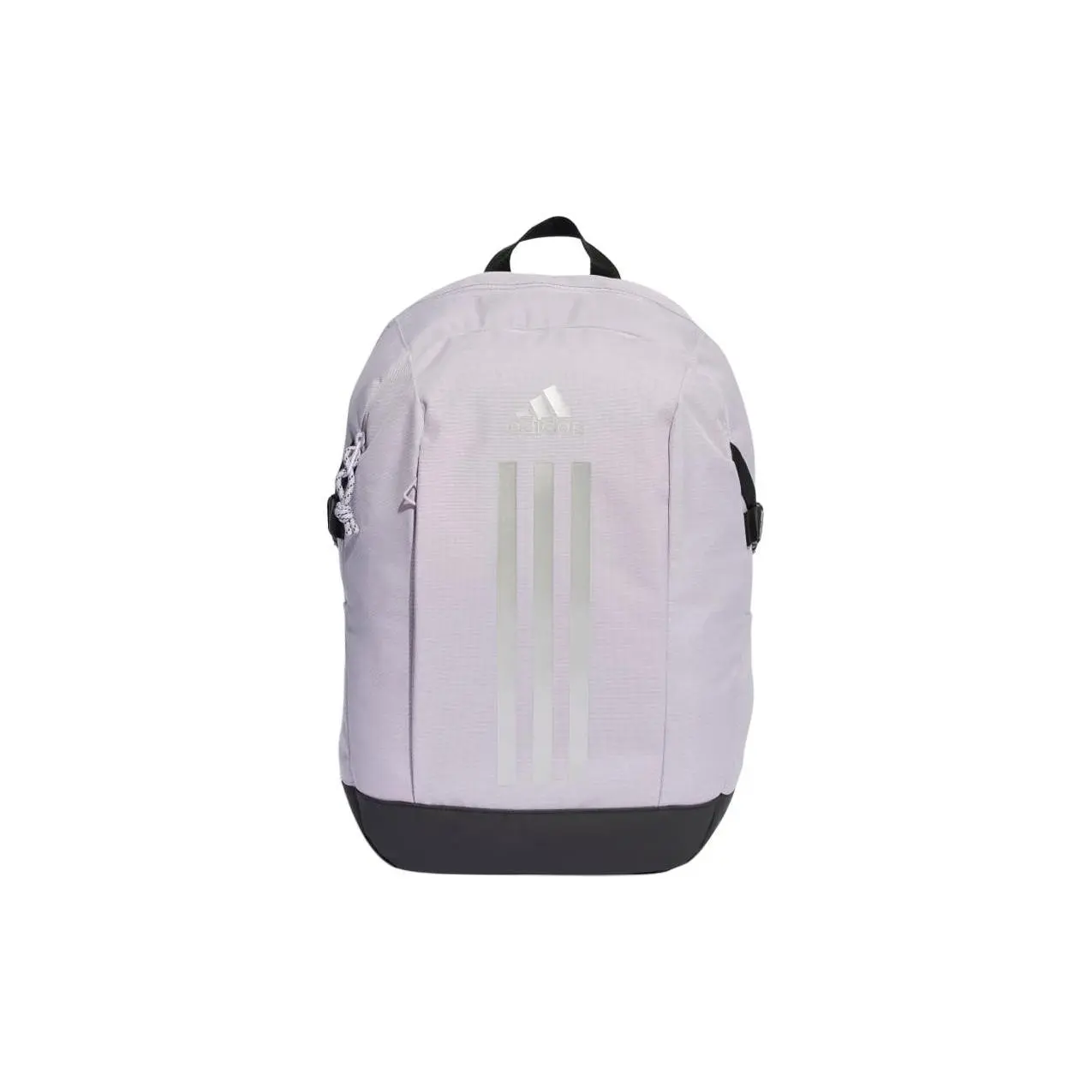 Adidas Power Training Backpack for Men and Women – Recycled Polyester, Casual Style, Black with Metallic Silver