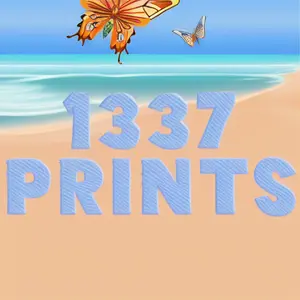 1337 PRINTS shop logo