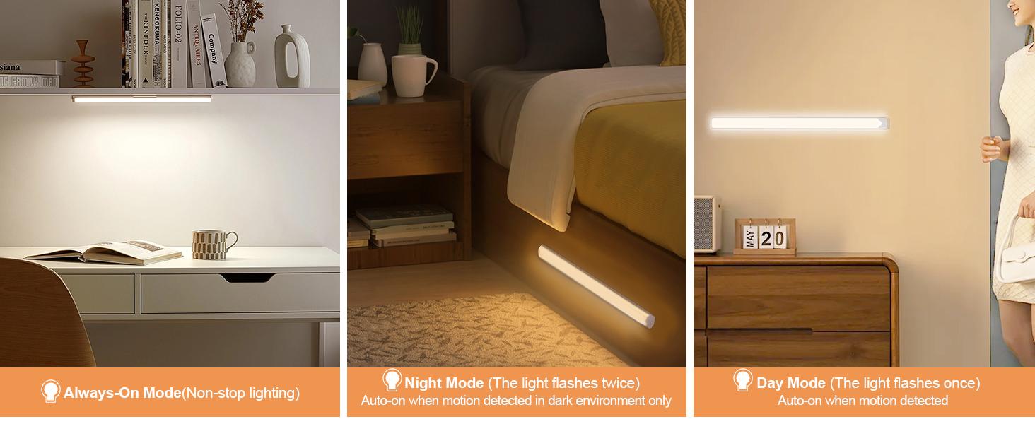 16 inch Under Cabinet Lighting 120 LEDs Motion Sensor USB-C Rechargeable 3 Color Temps Dimmable Wireless Kitchen Closet Magnetic Lights Bar for Night Stairs 6 Pack Indirect Lighting Wardrobe 16 inch Under Cabinet Lighting 120 LEDs Motion Sensor USB-C Rechargeable 3 Color Temps Dimmable Wireless Kitchen Closet Magnetic Lights Bar for Night Stairs 6 Pack Indirect Lighting Wardrobe