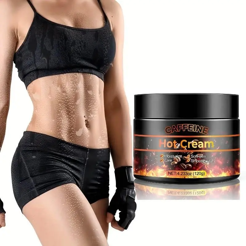 Caffeine Thermo-Sculpting Body Cream (120g) | Caffeine for a warming, fat-burning effect + Avocado Oil for nourishment; deeply moisturizes & smooths skin | Boosts elasticity, reduces the appearance of cellulite, firms sagging skin, and provides moisturizi