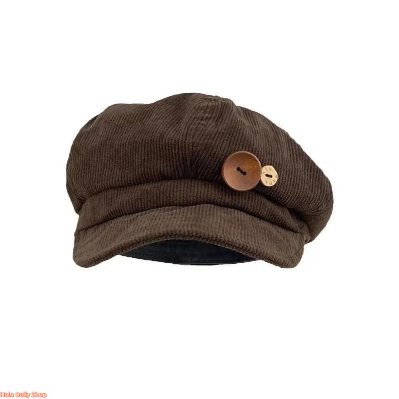 Unisex Retro Octagonal Beret - Japanese Button-Top Newsboy Cap, Soft Flannel Artist Hat, Lightweight and Comfortable Autumn Streetwear Hat, Suitable for Women, Travel, and Photoshoots, Ladies' Hat, Casual Retro Style.