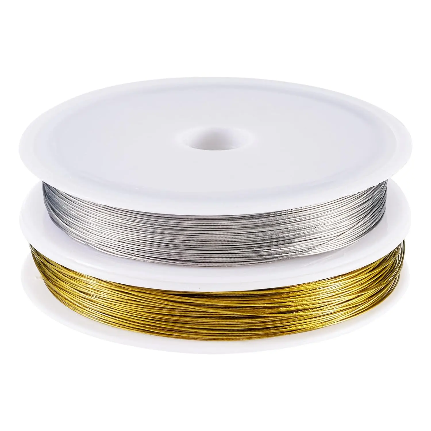 2 Rolls  Beading Wire Nylon Coated Stainless Steel Wire Tiger Tail Wire Bendable Craft Wire 0.38mm for DIY Necklace Bracelet Earring Supplies (164.04 /Roll)