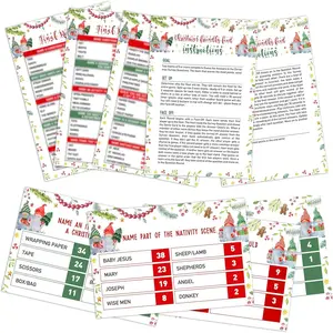 Friendly Feud - Christmas Trivia  for Large Groups - Winter Party Supplies & Activities