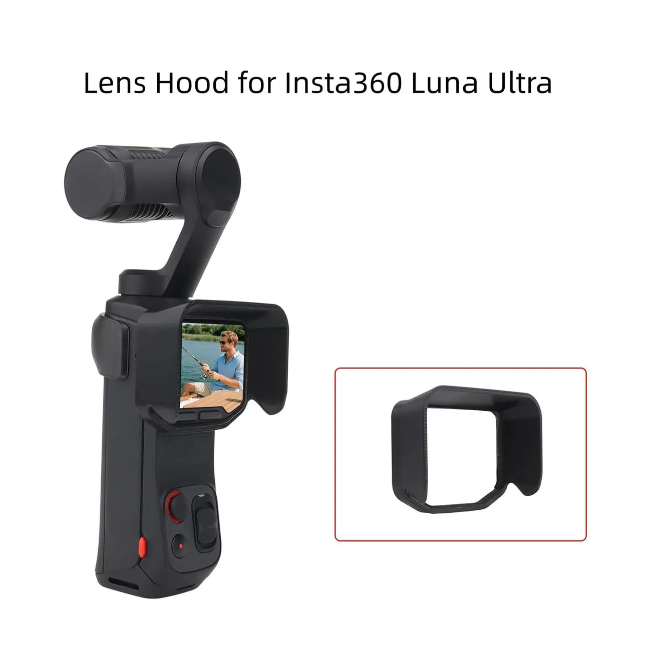 Insta360 Luna Ultra Lens Hood, Essential Accessory for Enhanced Photography, Compatible with Insta360 Luna Ultra Camera