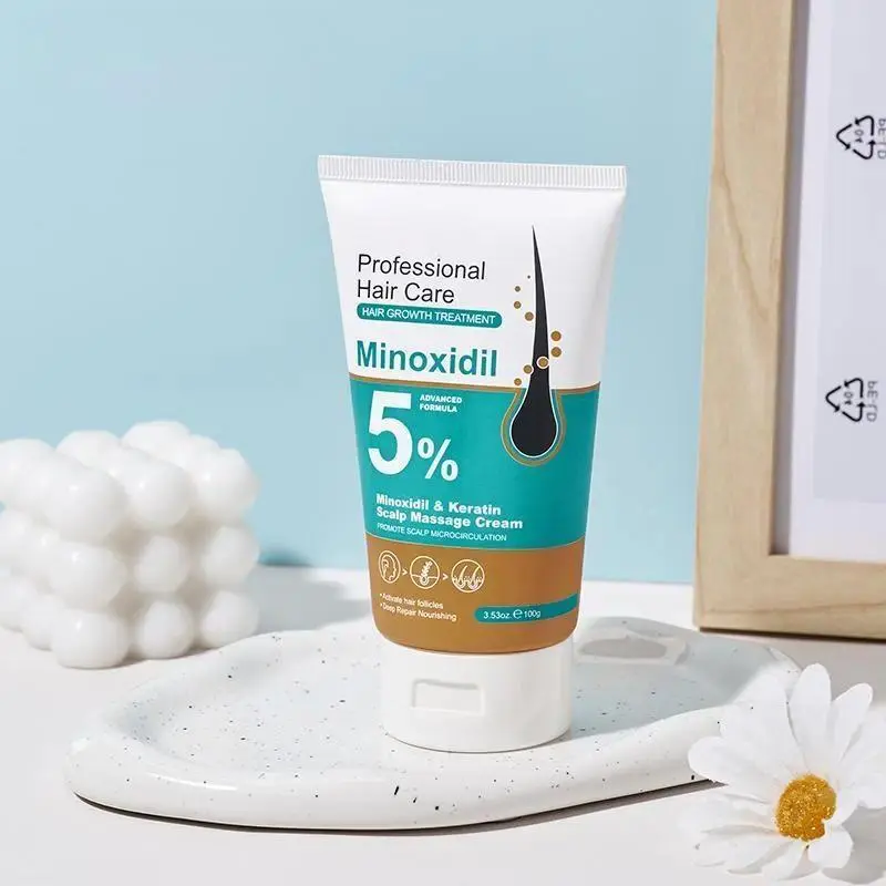 [BUY 1 GET 1 FREE] 5% Minoxidil & Keratin Scalp Massage Cream Hair-Growth Treatment for Men & Women Nano Foam Essence Easy Absorb Scalp Refreshing Haircare
