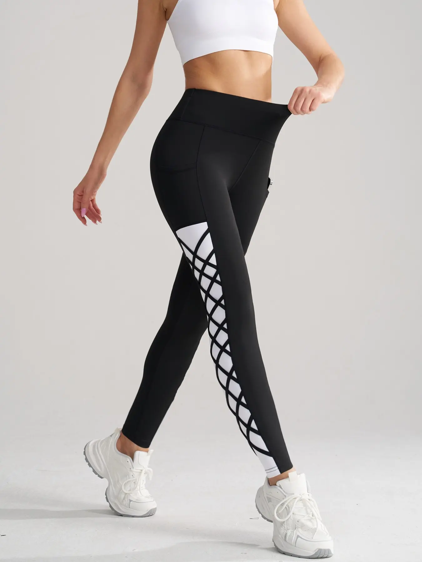 High-Waisted Yoga Pants for Commuting, Lightweight Summer Seamless Slimming Outerwear, Ideal for Yoga and Cycling
