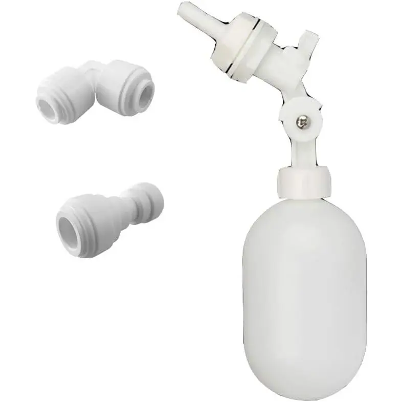 3/8&1/4 inch RO Tubing  Plastic Float Valve Shut Off Float Ball Float  to Auto-Fill Water Stock ,Bucket, Livestock Pool,Cattle Trough, Aquariums, Aquaculture, Water Reservoir