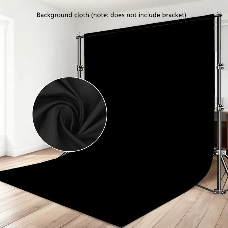 Thickened black background photography background photography background screen background screen video recording party screen, live broadcast, conference, video, easy to install, available in multiple sizes to choose from, Photography Studio Backdrop