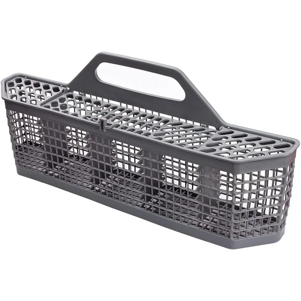 WD28X10128 Practical Dishwasher Cutlery Basket Replacement - Functional Daily Use Silverware Storage with Multiple Pockets, Compatible with AH959351, EA959351, PS959351, WD28X10127, WD28X10132 (For Egg, Fruit Display & Decorative Storage)