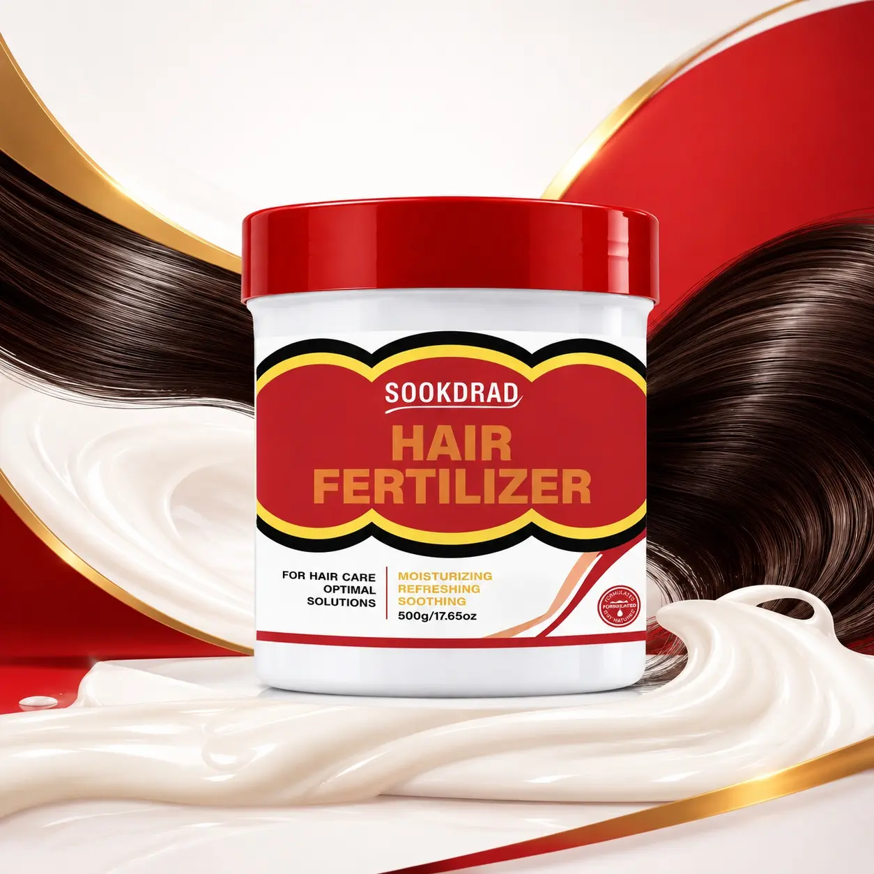 Hair Fertilizer, formulated with naturals, moisturizing, refreshing, soothing, hair care treatment, 500g