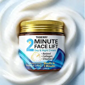 70G 2-Minute Face Lift Cream Collagen Cream ,Brighten skin,Tightens & Firms Light Beige, Smooths Fine Lines & Wrinkles, Alcohol-Free Suitable for All Light Beige Types,Wrinkle, Skincare, butter Moisturizer,Lightweight Formula, Smooth Texture, Age skin