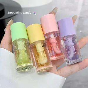 Fruit-flavored lip oil, glossy tinted lip oil, moisturizing jelly lip gloss, plumping lip serum, holiday gift